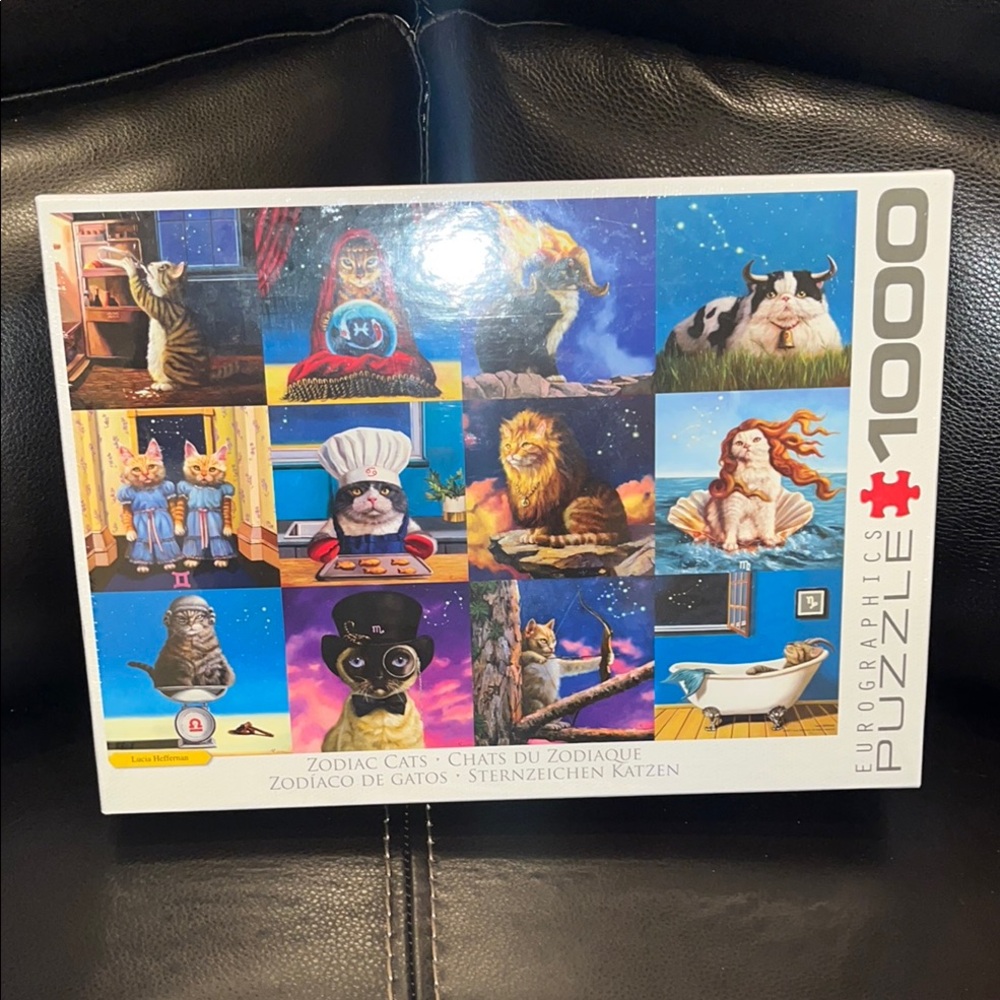 Eurographics Zodiac Cats Puzzle 1000 Pieces